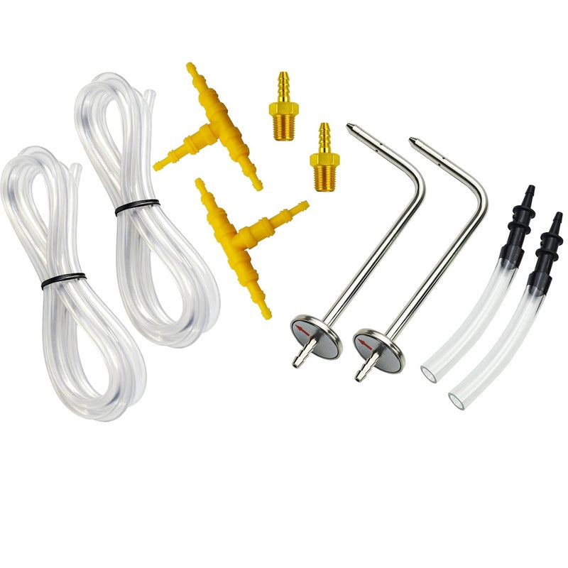ZIBOO JL3MN2 Manometer Probe Kit, Compatible with Klein Tools ET180 Digital Manometer Compatible with Fieldpiece JL3KM2, SDMN5，SDMN6，ADMN2,HVAC Pitot Static Tube Fit ( JL3MN2) - Image 1